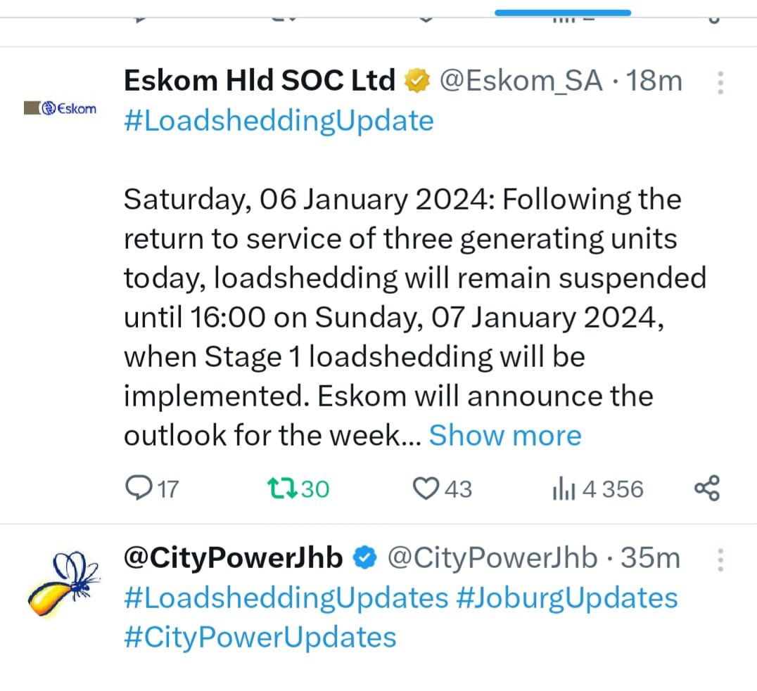 ReinhardBothma's tweet photo. @CityPowerJhb think you might have missed this communication https://t.co/2K8Tk7ZEW3
