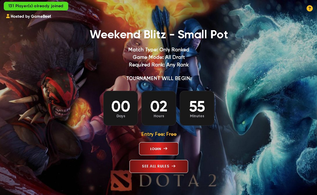BetGameBeef's tweet image. 🌟 Happy Saturday, Gamers! 🎮✨

Ready to level up your weekend? Join the action in the Weekend Blitz - Small Pot tournament on GameBeef. With 131 players already on board, it's time to show your gaming skills! 🚀💰

🔗 Join Now | 🕹️ #GameBeefTournaments #SaturdayGaming