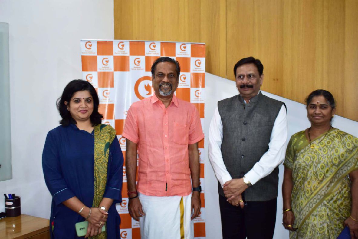 NCInagpur's tweet photo. A visionary visit by Shri. Sridhar Vembu, CEO of Zoho Corporation at NCI! His insights lit up our space, sparking innovation and collaboration.
We are very grateful for his support in cancer care.
#freedomfromfearofcancer #oncology #cancercareindia #cancerwarrior #karkyoddha https://t.co/xB7PmG2wIJ