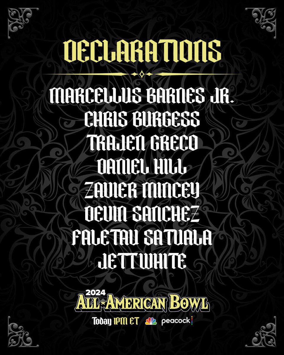 AABonNBC's tweet image. Coming 🔜 

#AABCO2ON4TION 👑🌹🏈

#AllAmericanBowl 🇺🇸