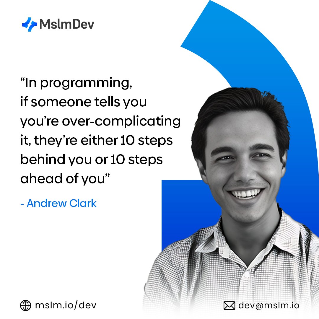 mslmdev's tweet photo. Programmers, what do you think about it? Let us know in the comment section!

#mslm #mslmdev #quote #programmers #techworld #techindustry https://t.co/td4f7tuS2b