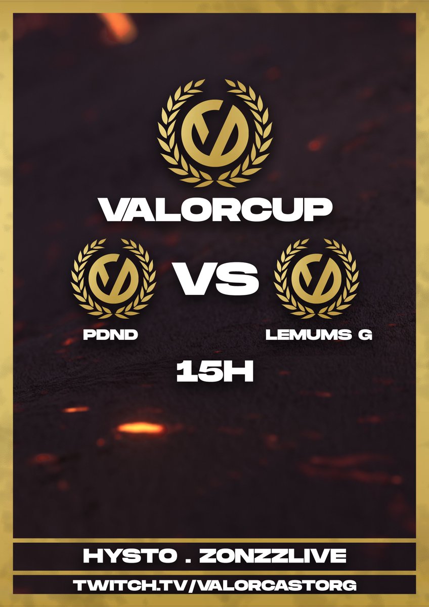 valor_cast's tweet photo. ON EST PARTI POUR LE DEUXIÈME MATCH ! 🫡
#PDND VS #LEMUMSGANG
➡️ https://t.co/e77D5sovWs https://t.co/CbPKHe13Y4