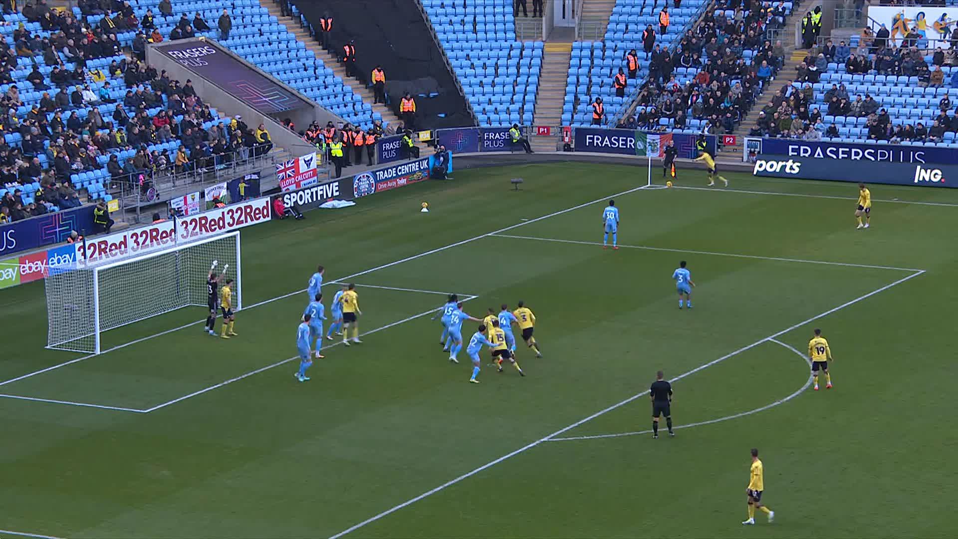 Instant impact from Tyler Goodrham for @OUFCOfficial 👏#EmiratesFACup