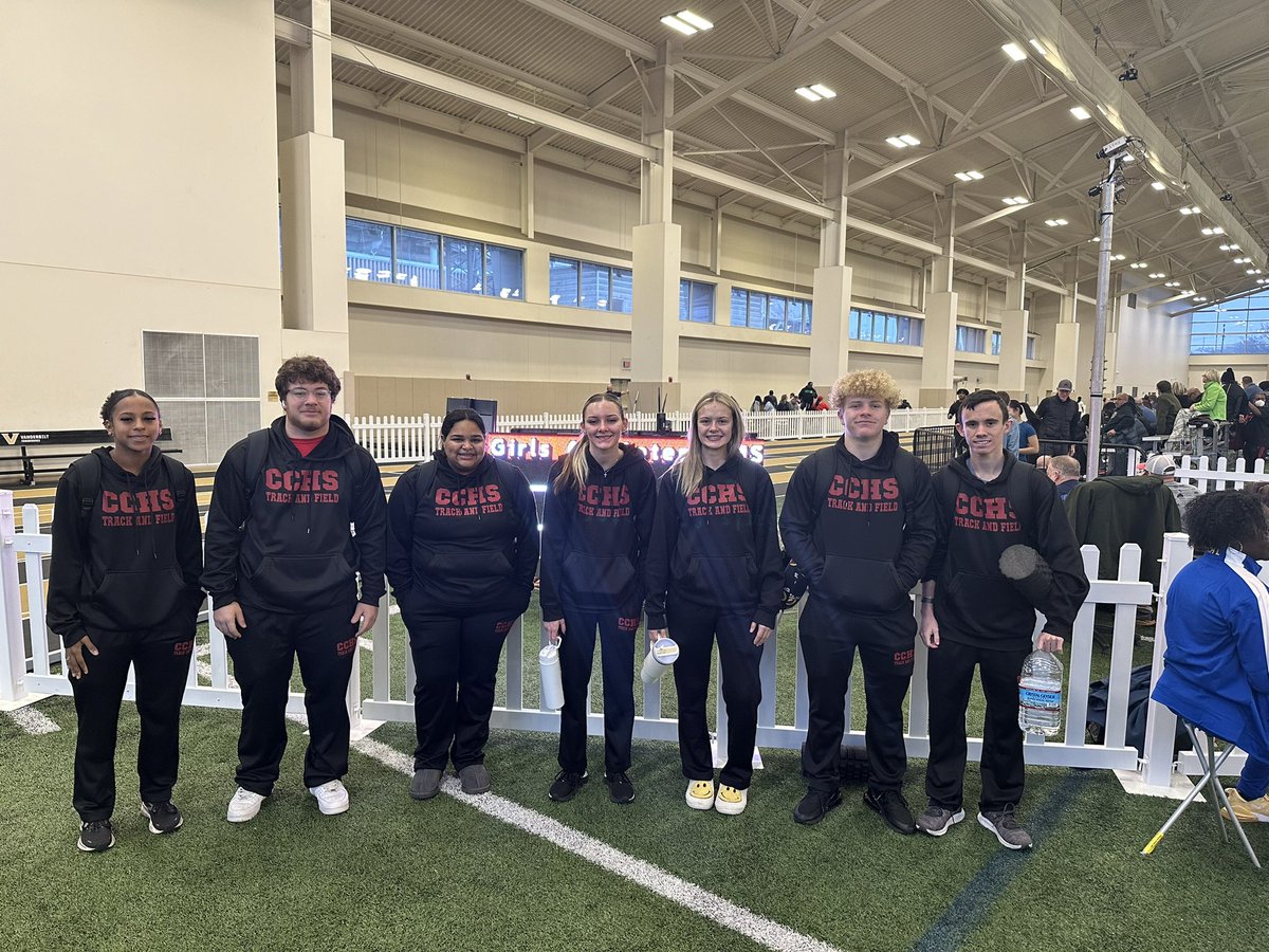 CCHSTrackTeam's tweet photo. Ready to compete at Vanderbilt today! #ALLGASNOBRAKES #INDOORSZN https://t.co/HqsSYTPSc2