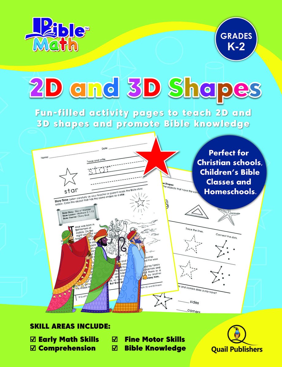 allisoncarlhall's tweet photo. What is inside #BibleMath: 2D and 3D Shapes available on Amazon? Take a peek.  https://t.co/CtfqHa8Mnf #kidmin #ChristianSchools #Homeschool #SundaySchool #SabbathSchool https://t.co/UGpzU1Cncc