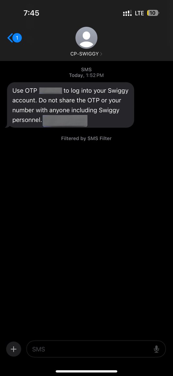 🚨 Swiggy account take over spoof alert

I got an IVR call from this number that said someone had used my LazyPay account to place an order on Swiggy and I had to press 1 to cancel the order. I pressed 1 and the IVR said please enter the OTP to cancel the transaction.

1/2