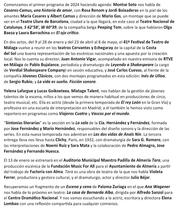 La Sala (RNE) tweet media