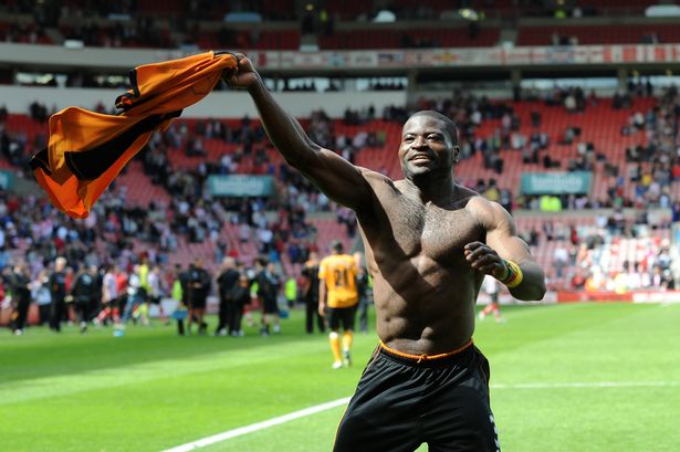 wolvesfancast's tweet photo. Congrats @georgeelokobi 
and @maidstoneunited! https://t.co/qomNX1c15O