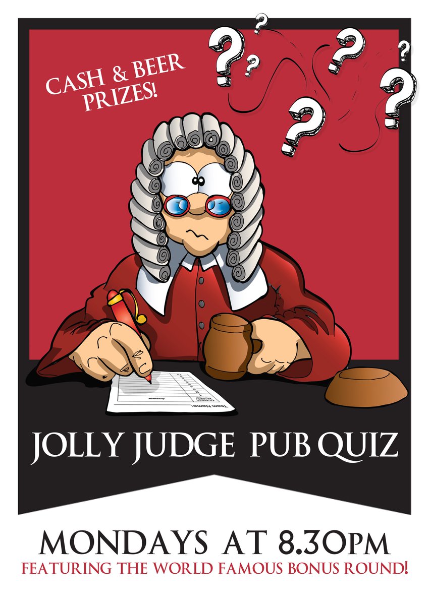 The festivities are behind us, the decorations have been taken down, the family squabbles have been forgotten and that means it is time to settle down to some quizzing!  Come and join us for our first quiz of 2024! #PubQuiz #Edinburgh #JollyJudge
