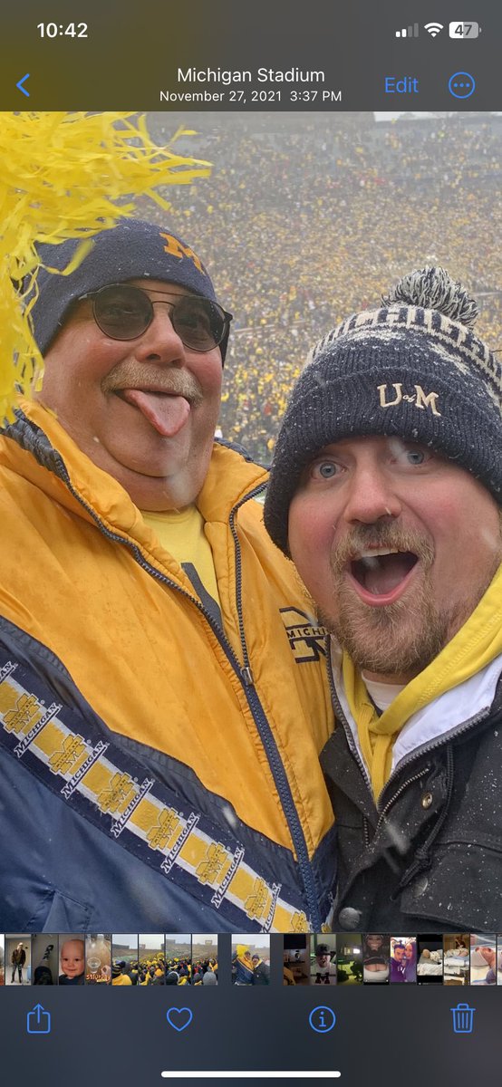 zyov22's tweet photo. @stoolpresidente @Gametime Dad an I have had season tickets since I was 4. We’re the only guys left from the beer 30 tailgate at pioneer who can’t make it. Once in a lifetime opportunity for my dad to spend with his family. “He cried when Bo died” @Gametime @stoolpresidente https://t.co/DfV720Yr58
