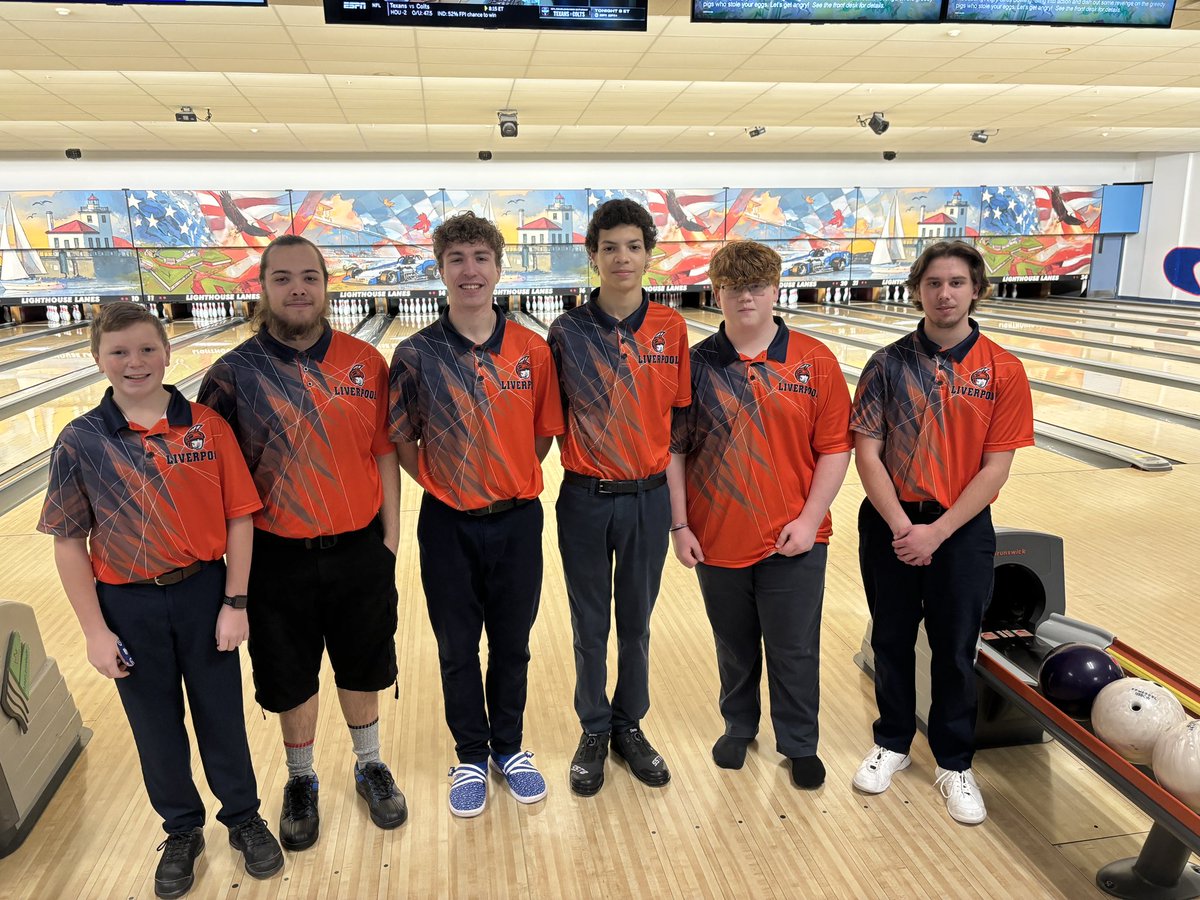 Good luck to the boys at the 1st Annual Baker Tournament in Oswego! <a href="/LHSVarsityBowl/">Liverpool Varsity Bowling</a> <a href="/LCSDAthletics/">Liverpool Athletics</a>