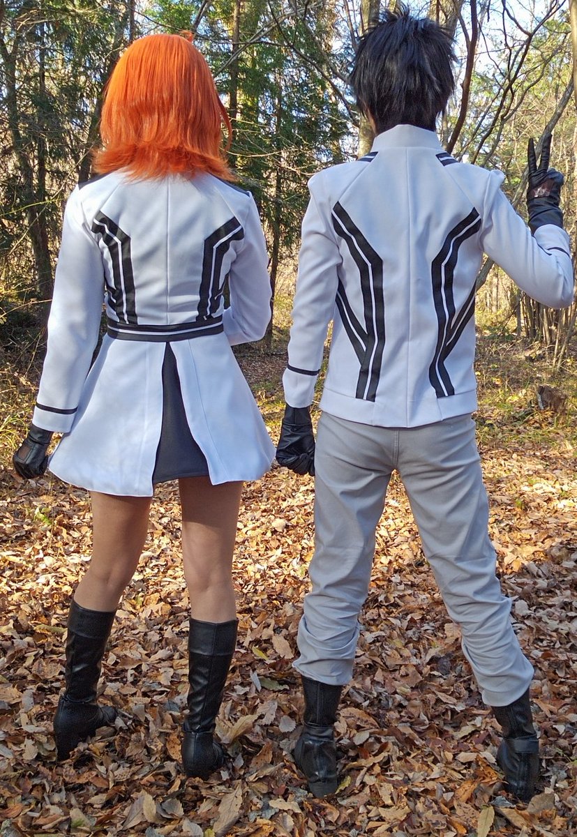soi_ppp's tweet image. お揃いの生地で作った最高最強な決戦用カルデア制服見てくれ〜❣️