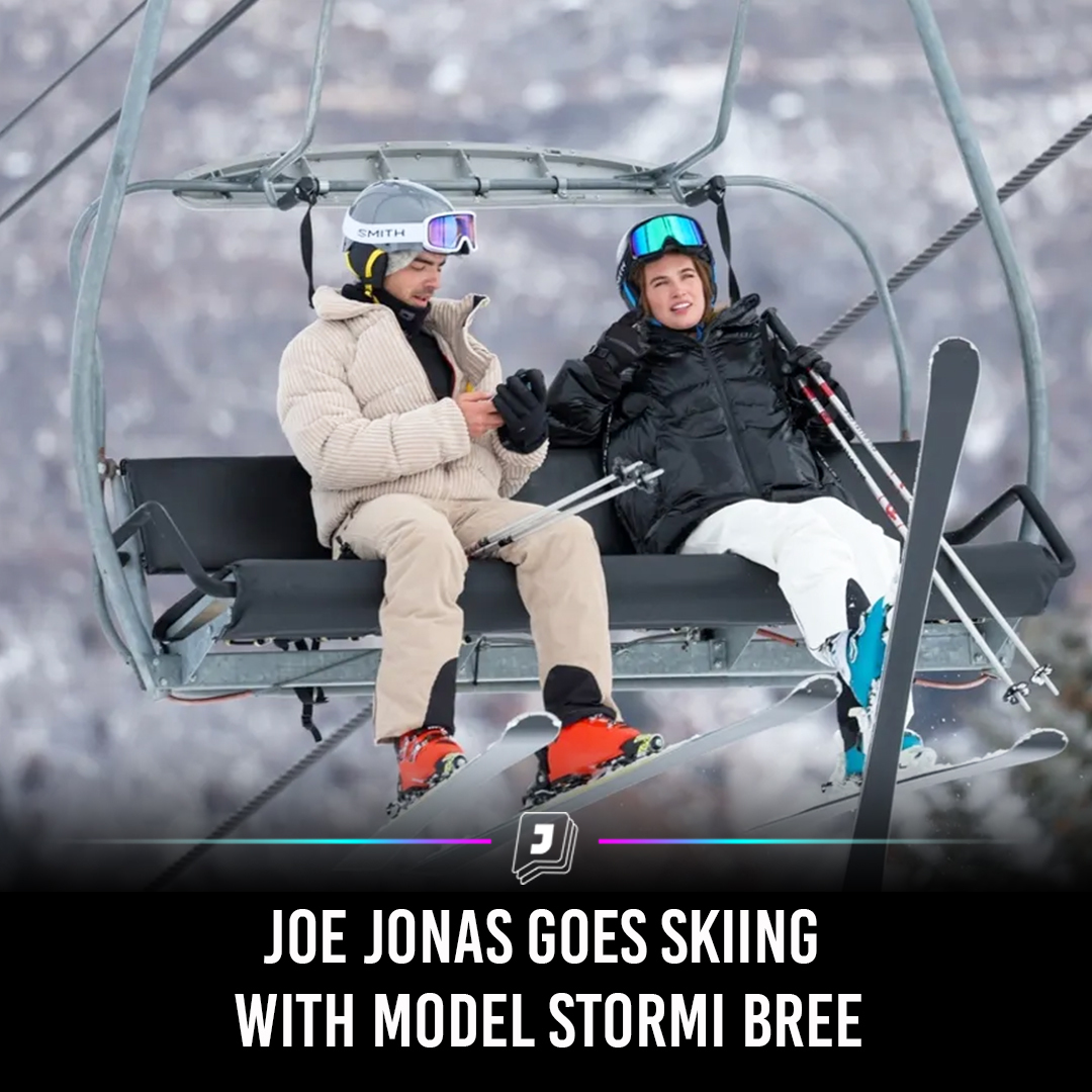 thejournalpost's tweet photo. Joe Jonas has been spotted skiing with model Stormi Bree. They were spotted amidst romance rumors. The pair enthusiastically posted snapshots and videos of their fun adventures on their Instagram accounts.

#JoeJonas #StormiBree https://t.co/UxzClCqdIt