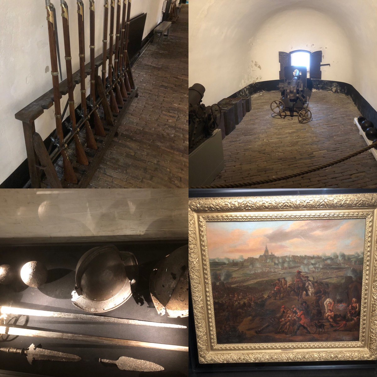 JacobRoep's tweet photo. Onder leiding van een programmaboekje en audiotour word je door het #Vestingmuseum geleid. Je gaat een stap terug in de tijd. Hier en daar stonden emmers om het overtollige water door de regenval op te vangen. #naarden https://t.co/euZBfh9Mcq
