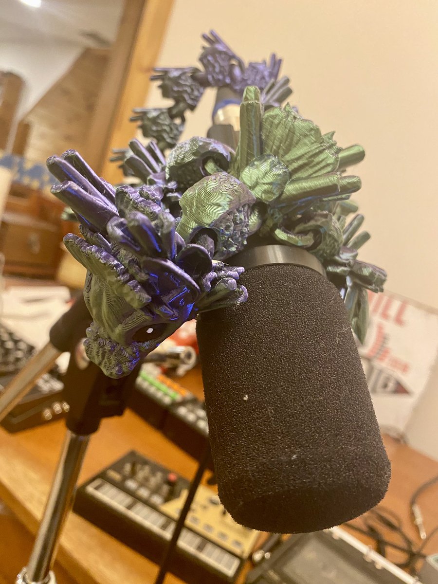 Production moment: recorded some sounds for the serpent scene in the latest episode of the podcast.