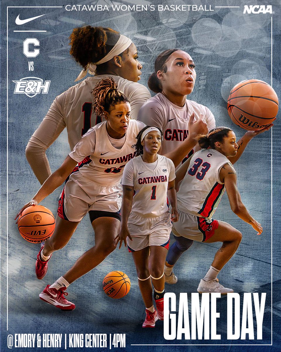 Road tripping to VA for another GAME DAY‼️

🆚 <a href="/emoryhenry_wbb/">Emory & Henry Women’s Basketball</a> 
📍Emory, VA
⏰ 4:00PM 

#together | #CatawbaCulture