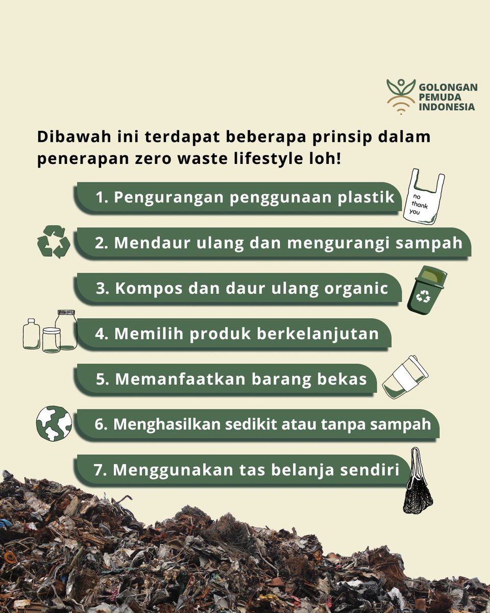 Masih bingung dengan zero waste lifestyle? Atau bahkan belum mengenal zero waste lifestyle?

Yuk kenali, pahami, terapkan sehari-hari untuk jaga bumi!

#GoMuda #GoMudaIndonesia #Lifestyle #Ramahlingkungan #Plastik #Daurulang #Viral #Berita #News #BreakingNews #Trending #Fyp