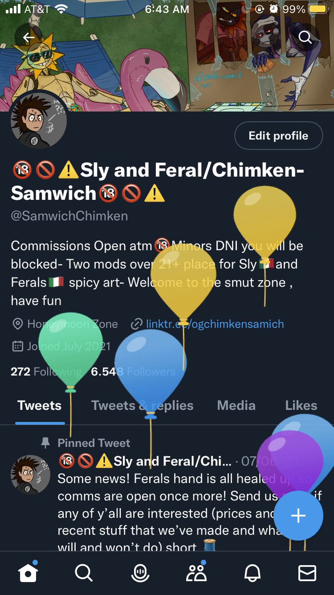 🔞🚫⚠️Sly and Feral/Chimken-Samwich🔞🚫⚠️ tweet media