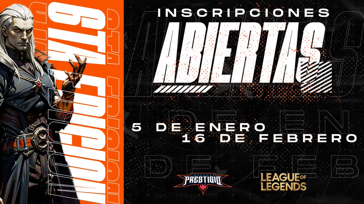 ¡ABRIMOS INSCRIPCIONES!
En esta sexta edición 32 equipos estarán compitiendo por un prize pool de $400 USD.

¡No se queden por fuera, únanse a la comunidad y escribannos para más información!
chat.whatsapp.com/ExO7CAT13voKER… 

Los esperamos🦊🏆