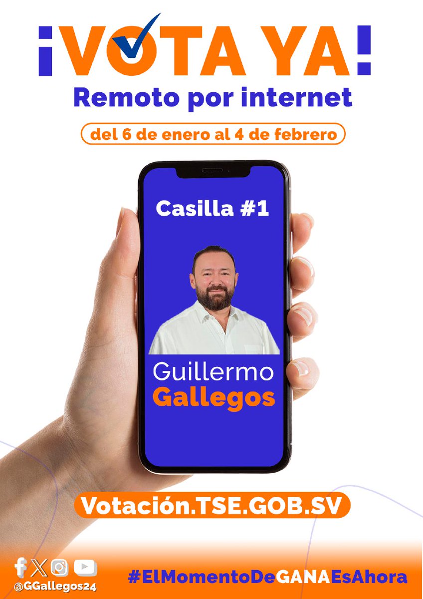 #GuillermoGallegos
#Casilla1
#ElMomentoDeGANAEsAhora🍊