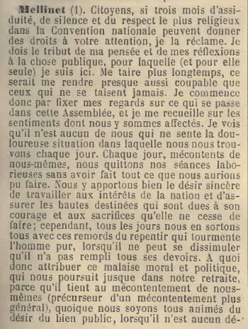 1792_1815's tweet photo. 6 janvier 1793 Intervention de #Mellinet (#député Loire-Inférieure). Il propose la création d’un comité censorial composé de 83 membres pour observer les débats et prendre le nom des députés qui mettront le désordre dans l’#Assemblée. Le comité proposé ne verra jamais le jour. https://t.co/QLjnz4dJao