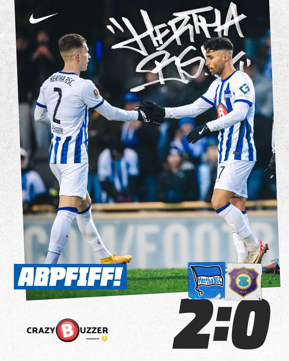 ⏱️90': Das Spiel ist vorbei. Wir gewinnen den ersten Test des Jahres verdient mit 2:0. ✊

#BSCAUE I 2:0 I #HaHoHe
