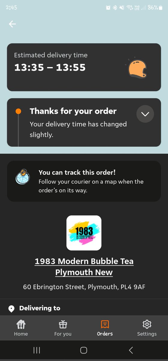 IbRejectz's tweet photo. Ordered at 12.40 ish and still this and I can't cancel because everything is ready and i won't get a refund bad service this is the third time this has happened https://t.co/l76XoPFoNz