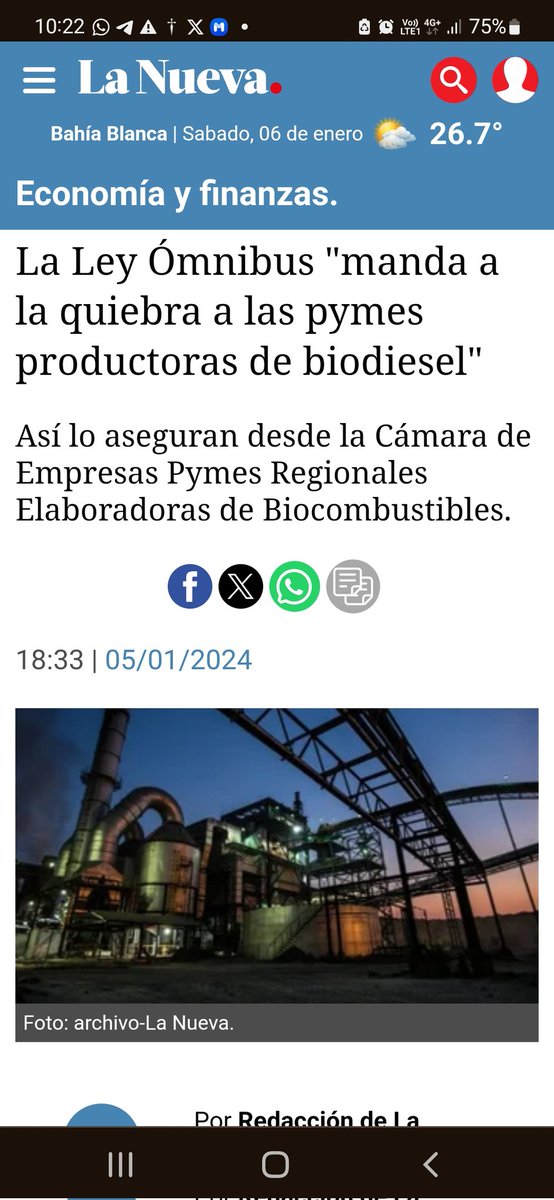 MartelliFede's tweet photo. La #LeyÓmnibus mandará a la quiebra a todas las empresas pymes productoras de #biodiesel y a miles de #pymes de todos los rubros en todo el país. 
Hay que frenar en el #Congreso este intento de socavar la estabilidad nacional y empobrecer a los argentinos. 
#LeyOmnibusNoPasa https://t.co/CDOl9eJt9v