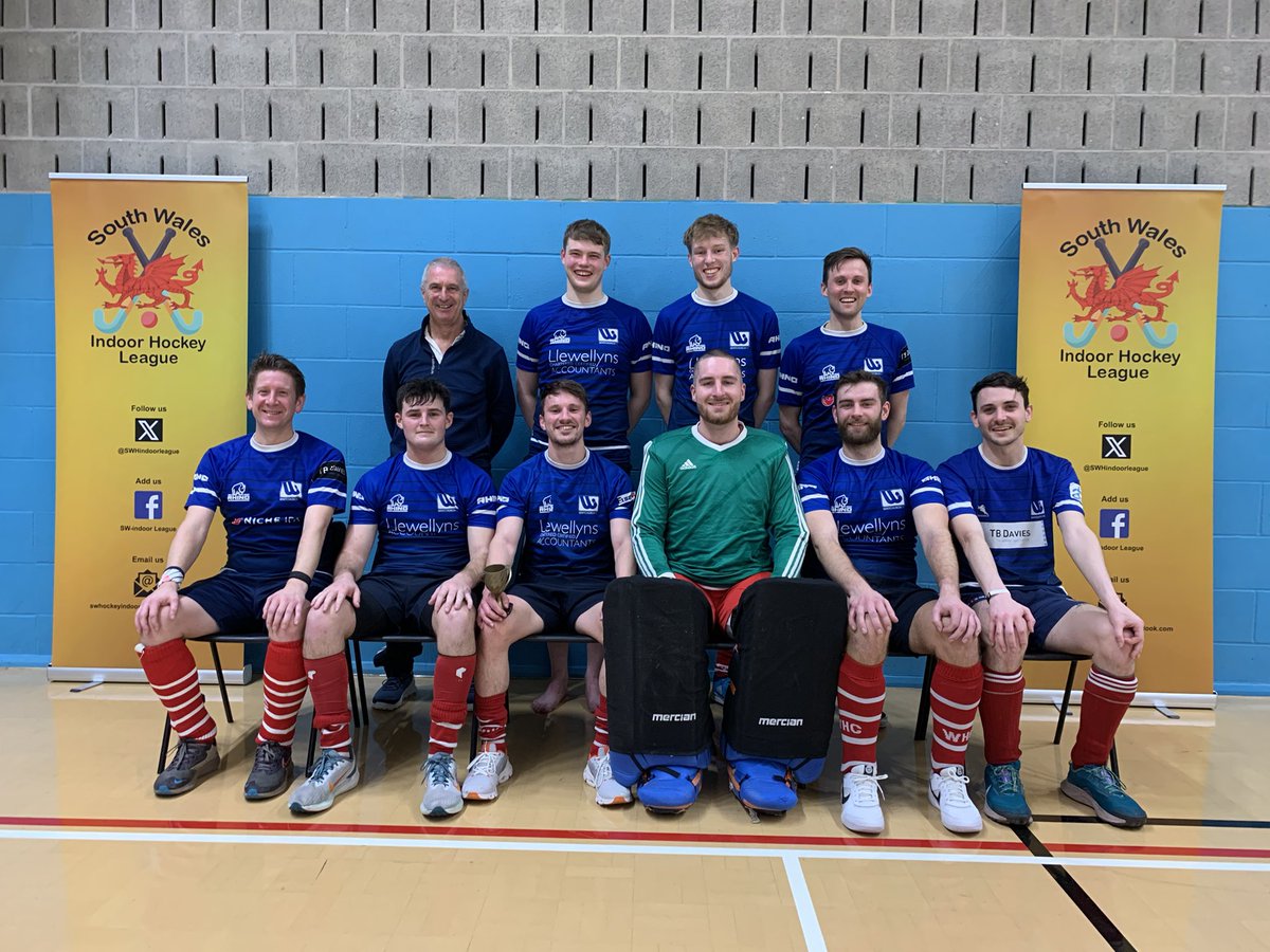 SWHindoorleague's tweet photo. @FriendsofWH @HockeyWales 
Introducing the SWHIL Men’s Championship Division winners ……
@Whitchurch_HC https://t.co/NnkqJTWszb