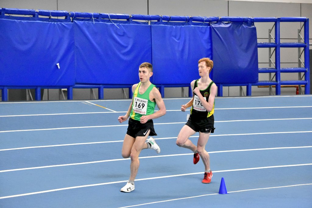 Brandon Ballard (4:10.28) overtook and went away from Adam Wilson (4:12.34) on the last lap of the ambulant 1500m.