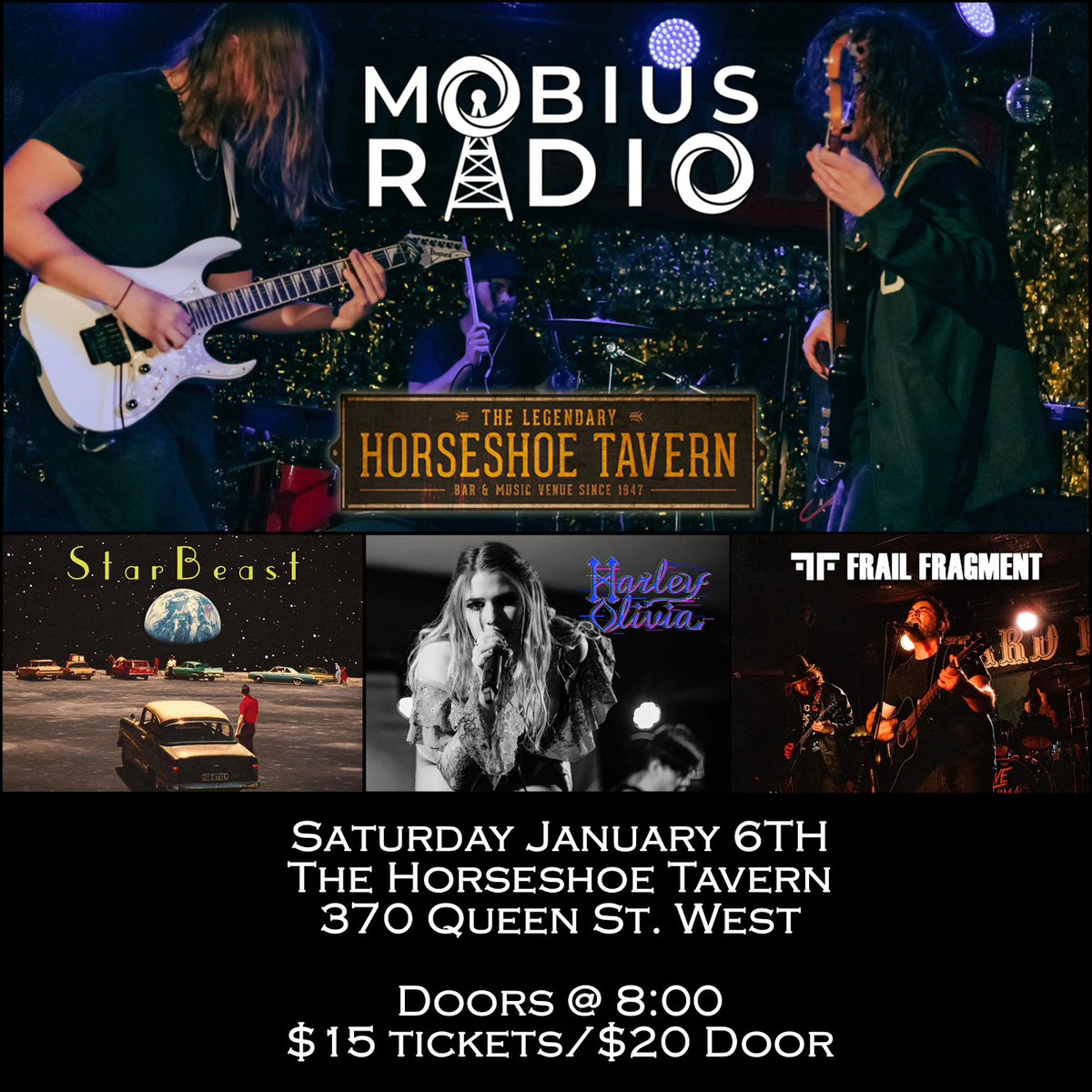 Cameron Carpenter (@cc59) on Twitter photo Tonight <a href="/HorseshoeTavern/">The Horseshoe Tavern</a> start your New Year with <a href="/dylanhennessy/">Dylan Hennessy Music</a> Mobius Radio <a href="/frailfragment/">FrailFragment</a> <a href="/HarleyOlivia2/">HarleyOliviaMusic</a> and StarBeast. Doors at 8PM. Tonight <a href="/HorseshoeTavern/">The Horseshoe Tavern</a> start your New Year with <a href="/dylanhennessy/">Dylan Hennessy Music</a> Mobius Radio <a href="/frailfragment/">FrailFragment</a> <a href="/HarleyOlivia2/">HarleyOliviaMusic</a> and StarBeast. Doors at 8PM.