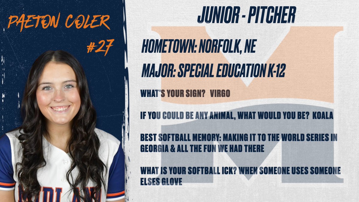 It's 2⃣7⃣ days until we play ball - excited to watch <a href="/paeton_c/">Paeton</a> &amp; the rest of our staff take the circle this spring! ♍️🐨🏟️🙅‍♀️