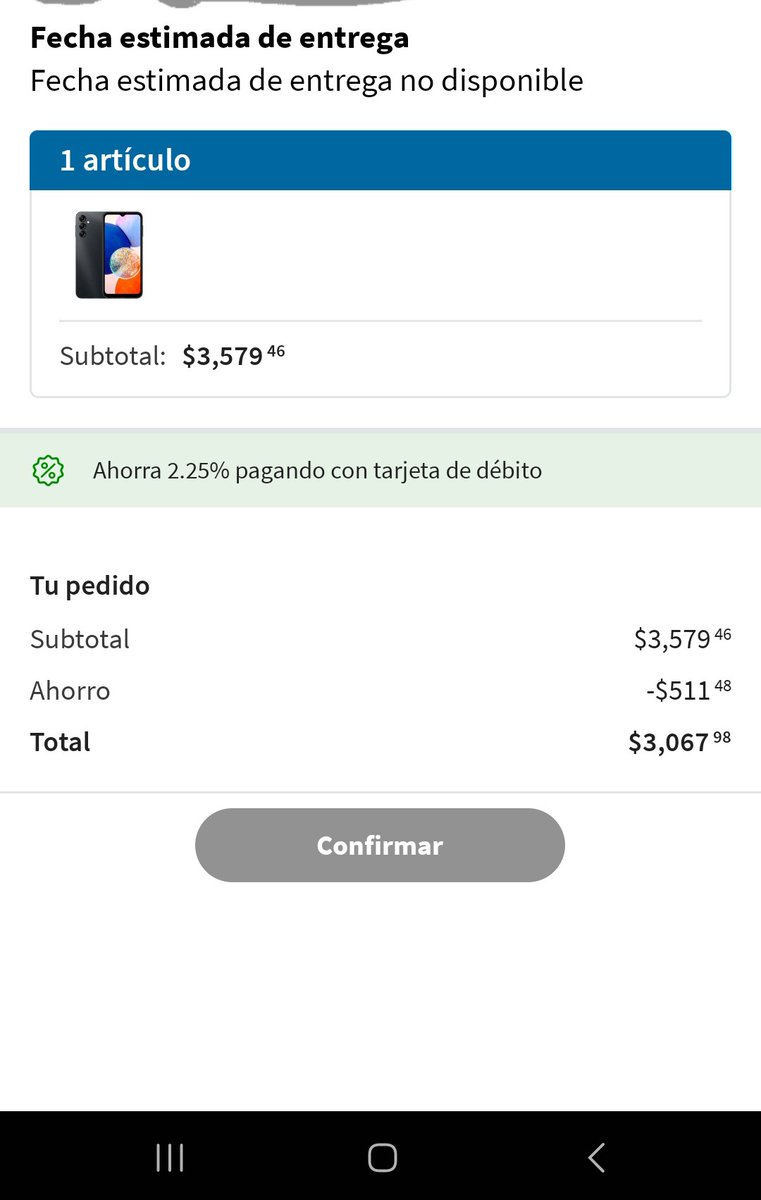 ymayany's tweet photo. @SamsClubMexico He intentado hacer una compra y no me aparece que esta agotado, pero no me deja avanzar, que puede ser? https://t.co/jmRi8eRFo2