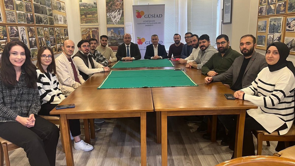 GÜMÜP (Gümüşhaneli Mühendis ve Mimarlar Platformu) ‘nun ilk yönetim kurulu toplantısını GÜSİAD Başkanı Yüksel YALÇIN beyefendinin katılımıyla gerçekleştirdik. İlk toplantımızda aldığımız kararlar hayırlı olsun. 
Saygılarımla. 

Yasin KADAKAL
GÜMÜP Başkanı
