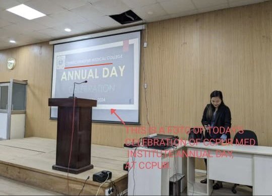 ‼️ The annual day celebration of Churachandpur Medical College at Churachandpur was successfully organized by the CMC staffs today. But few people who are not a citizen of India are still complaining as if it was only done in Imphal. FYI - Due to Kuki atrocities, young medical