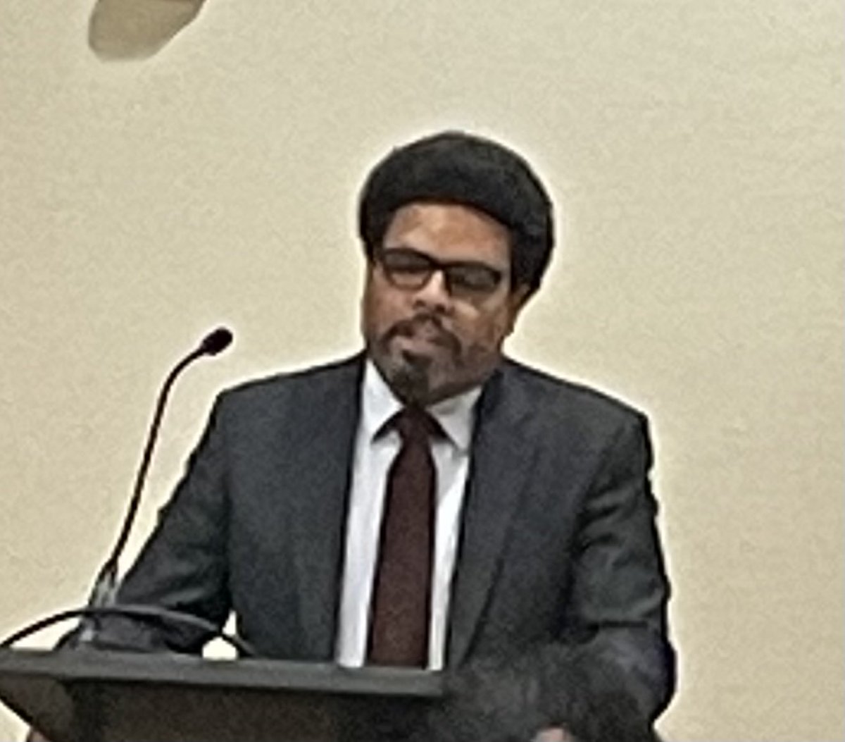 ⁦@DarrickHamilton⁩ giving the Association for Social Economics presidential address at #ASSA2024 meetings.