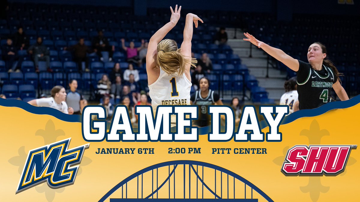 NEC play starts today for your Warriors! The two preseason favorites square off in Fairfield, CT for an early conference play showdown.

🆚 @SacredHeartWBB 
📍 Pitt Center / Fairfield, CT
🕗 2:00 PM
📺 ESPN+
📊 sacredheartpioneers.com/sidearmstats/w…

#GoMack