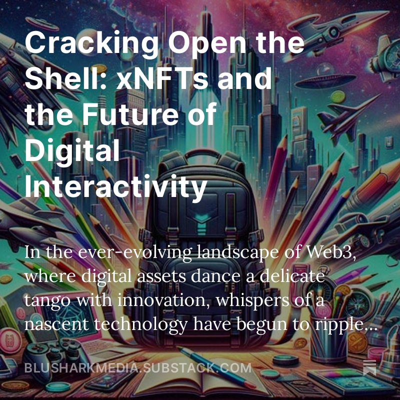 BluShark Media (@blusharkmedia) on Twitter photo More wonderful insight from our web3 leaders in our "Web3 leader Insight" series. Once again <a href="/gaurangtorvekar/">Gaurang (GT)</a> blesses us with some more #web3 knowledge, this time about #xnfts and <a href="/Backpack/">Backpack 🎒</a>
blusharkmedia.medium.com/cracking-open-… More wonderful insight from our web3 leaders in our "Web3 leader Insight" series. Once again <a href="/gaurangtorvekar/">Gaurang (GT)</a> blesses us with some more #web3 knowledge, this time about #xnfts and <a href="/Backpack/">Backpack 🎒</a>
blusharkmedia.medium.com/cracking-open-…