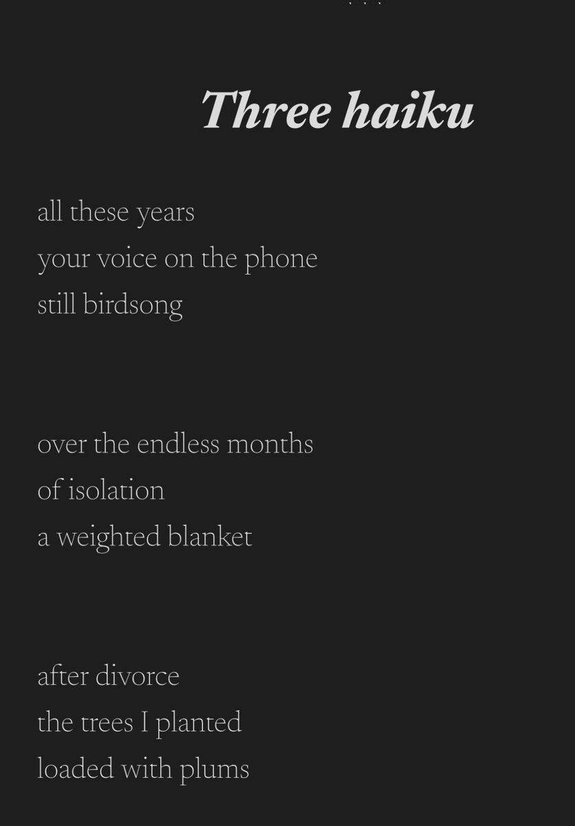 East Ridge Review (@eastridgereview) on Twitter photo Featured #poet <a href="/timothygreen/">Timothy Green</a> showcases three new #haiku this month 💫. Share with us which one captivates you the most! 🌟
#poetry #WritingCommunity ✍️📚 Featured #poet <a href="/timothygreen/">Timothy Green</a> showcases three new #haiku this month 💫. Share with us which one captivates you the most! 🌟
#poetry #WritingCommunity ✍️📚