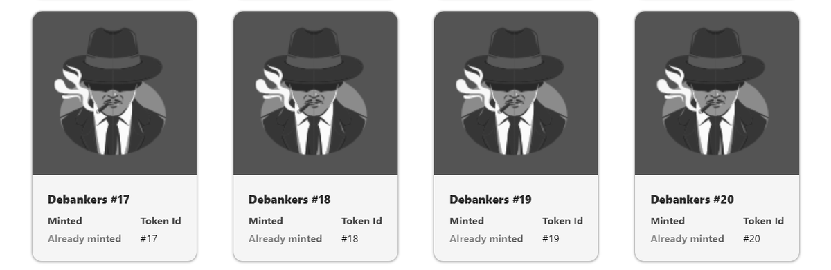 CryptosSniffer's tweet photo. #Debankers forment la communauté de @DeBank, regroupant les 1ers supporters. Ils se distinguent en détenant un NFT unique de la collection Debankers, symbole de leur engagement SUR #DeBank. 
Minter le sur ZkSync : https://t.co/zWroE8EtPY
Collection communautaire non officielle https://t.co/Pk04hvtWXJ
