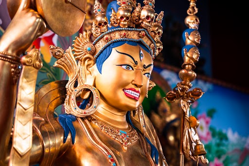 Happy Dakini Day Everyone!

"The dakini traditionally appears during transitions: moments between worlds, between life and death, in visions between sleep and waking, in cemeteries and charnel grounds.”  ~ Lama Tsultrim Allione, Wisdom Rising