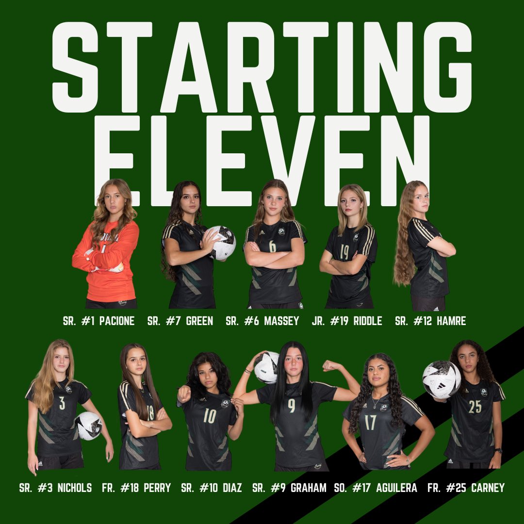 Birdville_LHS's tweet photo. Starting XI against Manvel https://t.co/DLLzY2jE4R