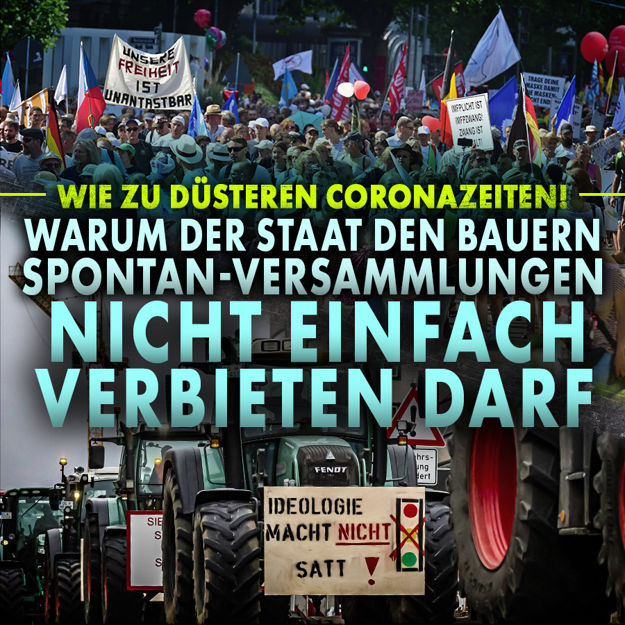 Bauern- und Bürgerprotest: Ideologie macht nicht satt! Die