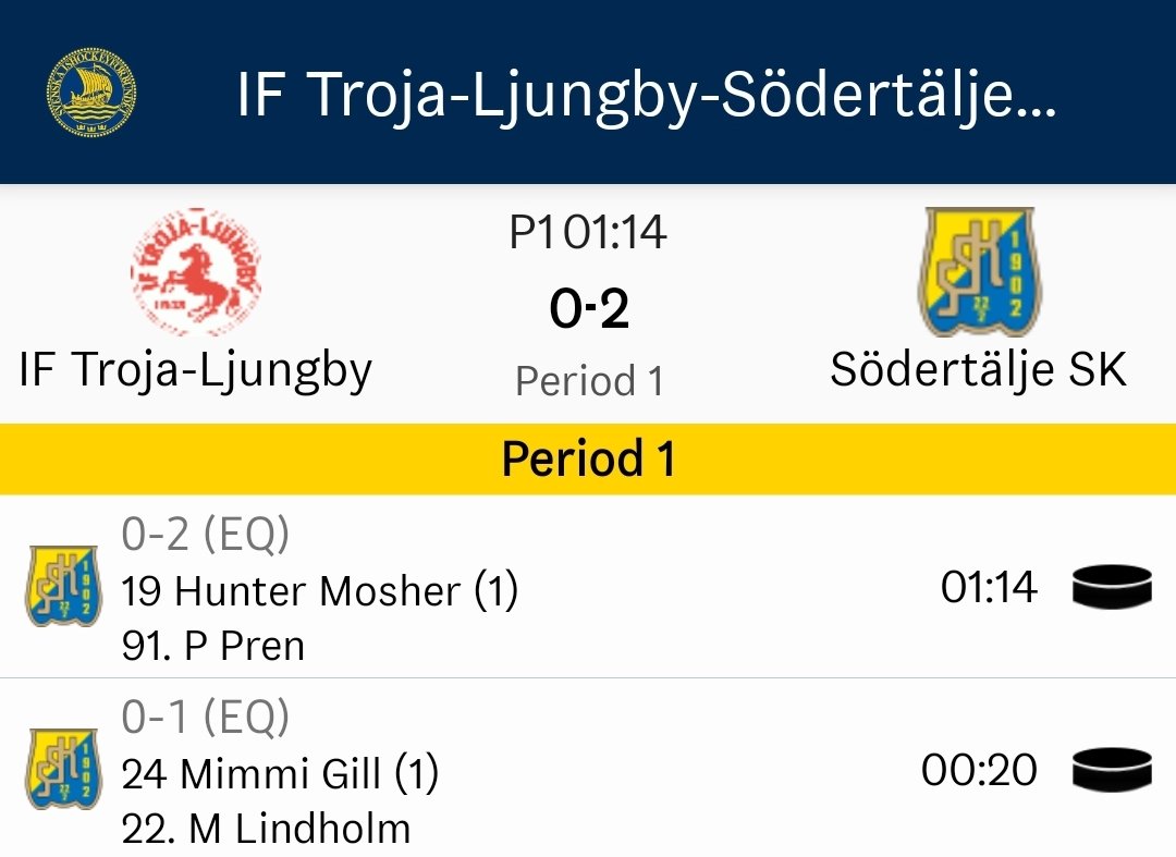 SSK_Peter's tweet photo. Börjar bra för #SSKDam i #DamHockeyallsvenskaSödra
#twittSSK https://t.co/9MozUgXh8u
