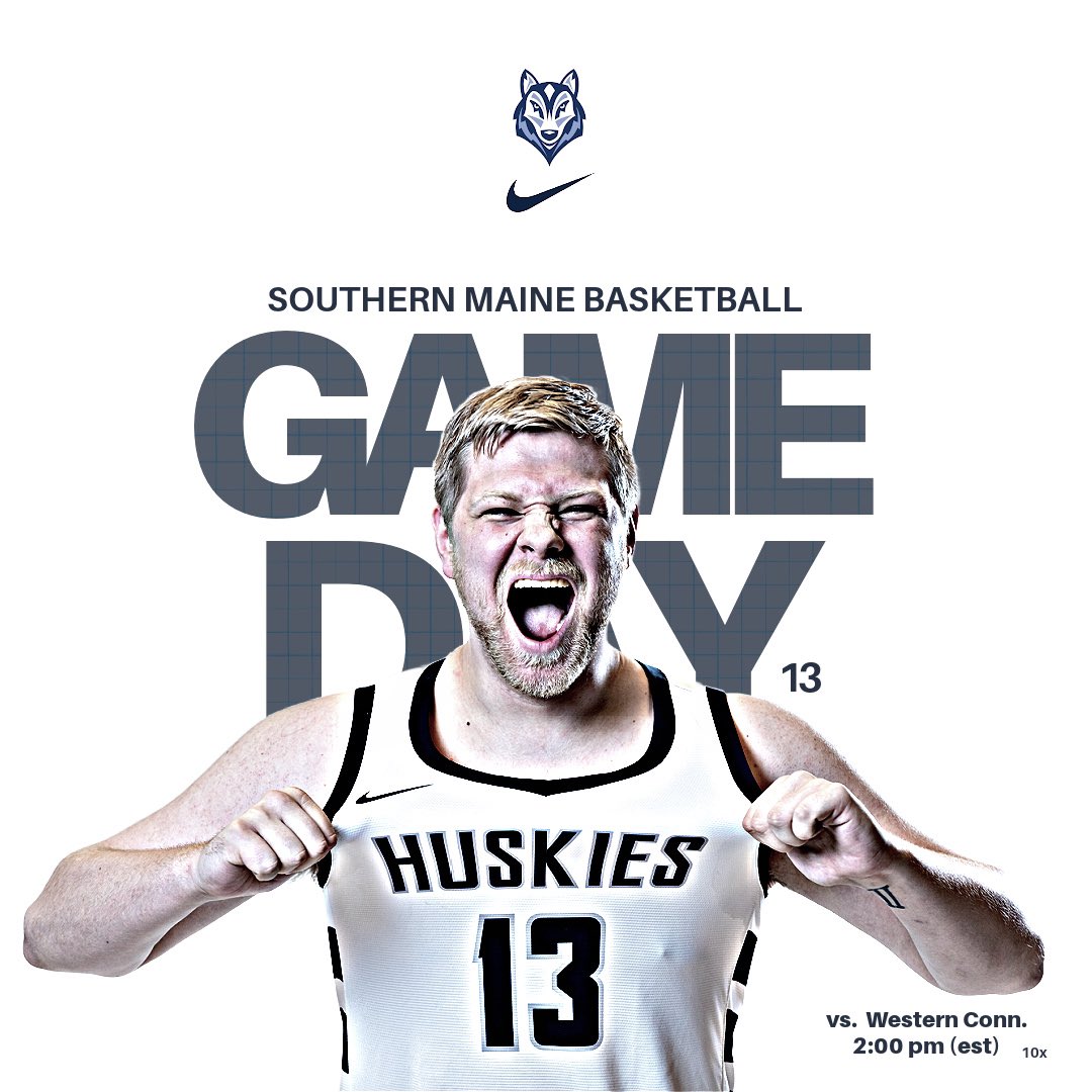 🚨Game Day🚨
🏀 Western Conn. @ USM
📍 Gorham, ME | Hill Gym
⌚️ 2:00 pm (est)
#attitude #10x #pullthesled