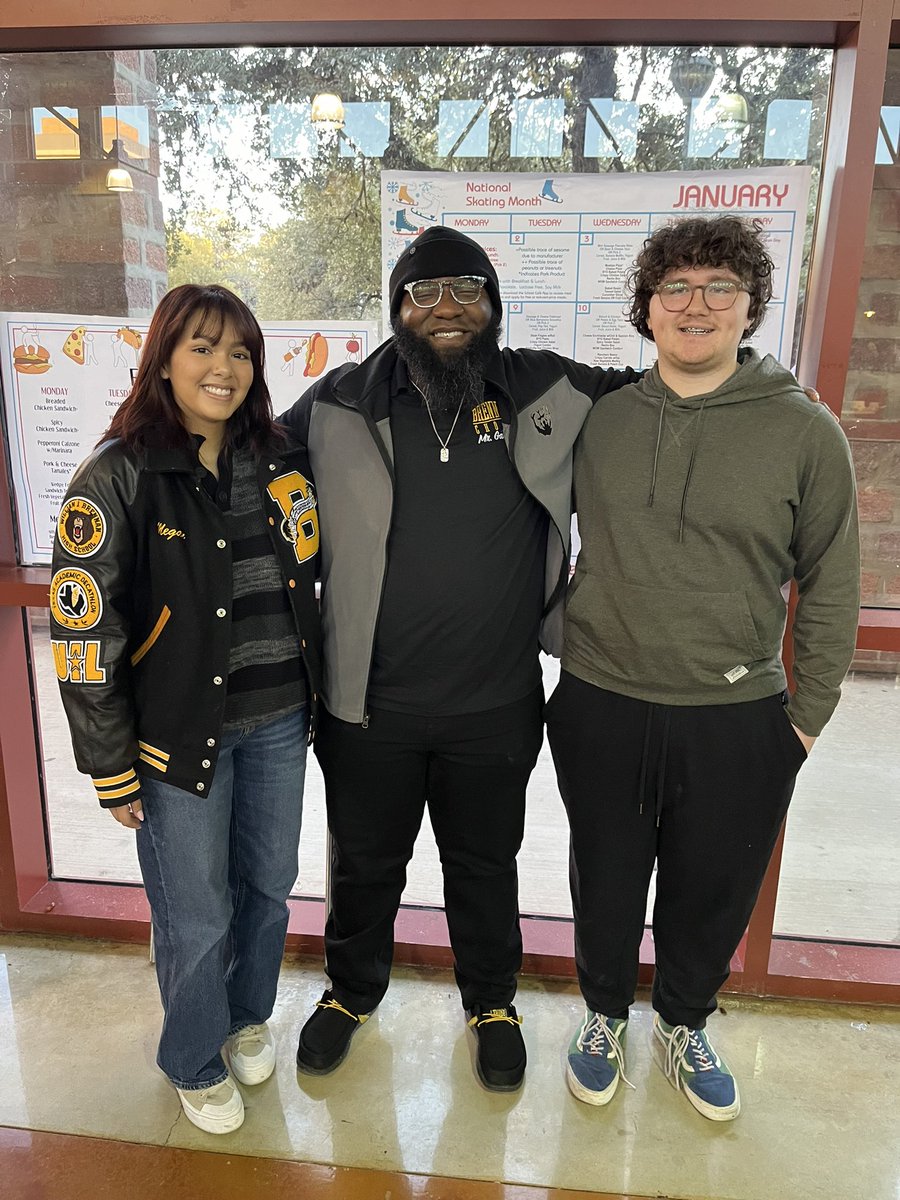 brennanhschoir_'s tweet photo. All the prayers, well wishes and good vibes to these two! Megan and Gage, we are SUPER proud of you!! #AreaAuditions #ChoirFamBam 💛🖤🐻 @NISDBrennan https://t.co/TcQEdD6KTv