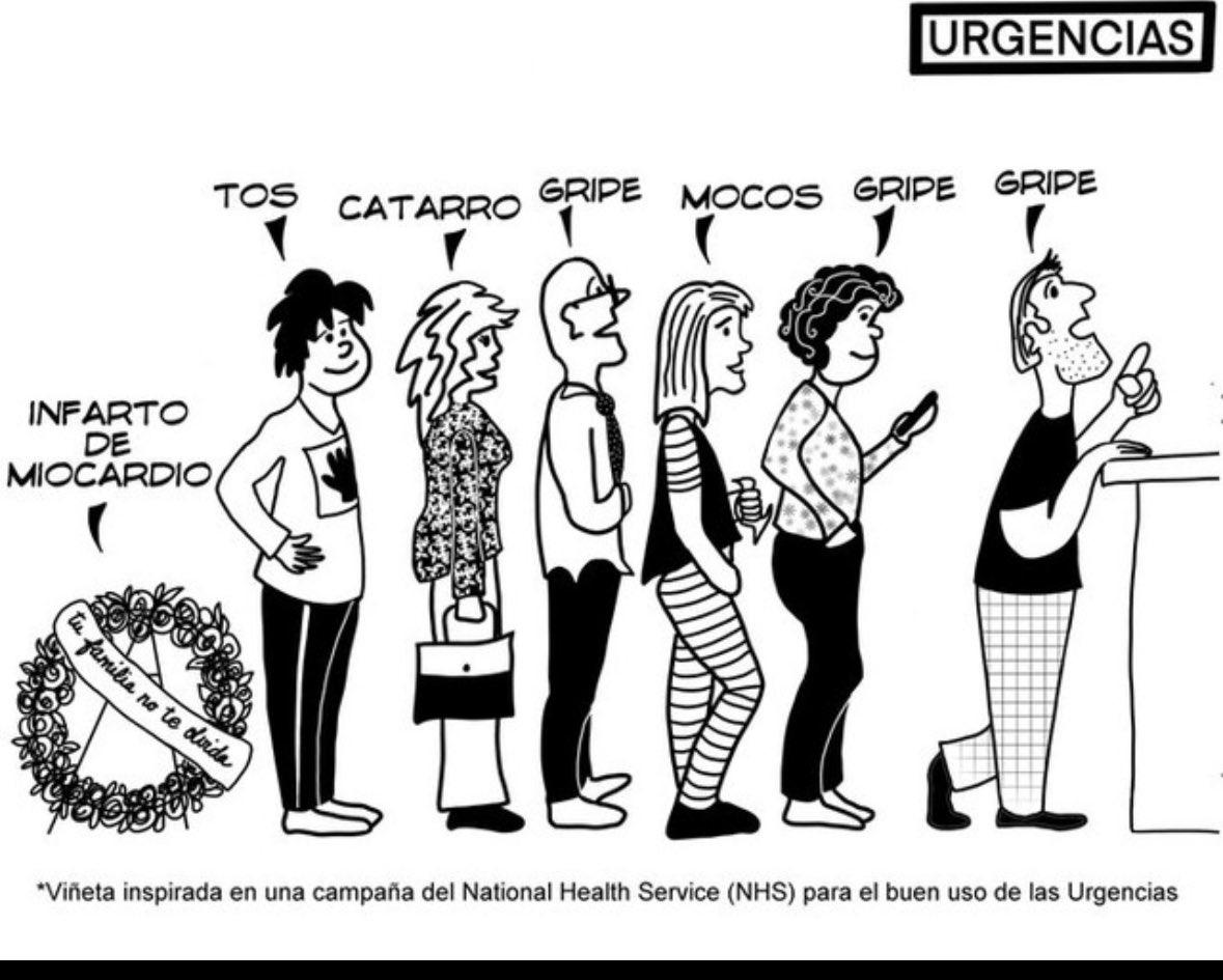 Triste realidad en nuestros días,  la falta de autogestion de la salud y la situacion critica de atencion primaria hacen claudicar los demas sistemas asistenciales!
