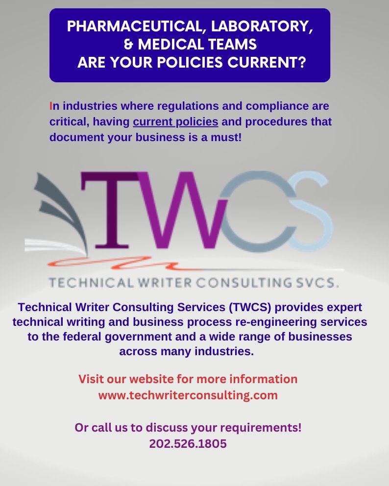 WriteTechs's tweet photo. #cios #cisos #ITManagers #projectmanagers #hiringmanagers #HR #humanresources #contract #cotrs #chiefoperatingofficers #laboratories #pharmaceutical #medical #physicians  #recruiting #Staffing #ITServices #government #policy #policiesandprocedures #directhire #staffing #hiring https://t.co/KNM7hlintg