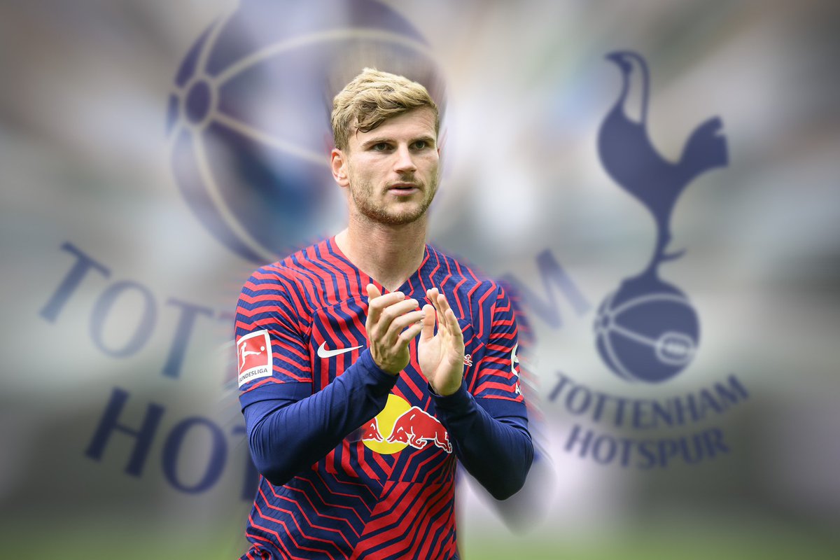 philipphinze24's tweet photo. Timo #Werner: Volle Gehaltsübernahme der Spurs, das ist ein sinnvoller Deal für @RBLeipzig. Knapp 5 Mio € spart RB damit ein. Timo Werner geht mit dem Transfer all in - muss er mit Blick auf die EM auch. Spurs-Coach Ange Postecoglou ist ein großer Befürworter des Transfers, möchte Werner unbedingt bei den Spurs einbauen.
In diesen Minuten wird darüber verhandelt, ob der Leihdeal eine Kaufoption beinhaltet. Werner zu Tottenham: Leihe kurz vor Vollzug! @SkySportDE