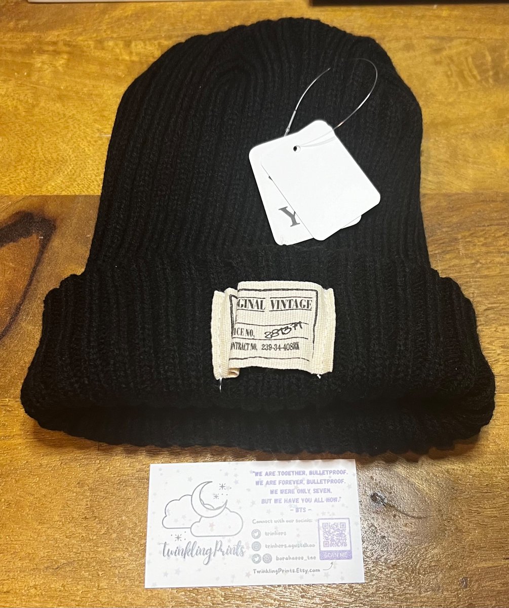 Sorry this is so late! Thank you so much <a href="/trinhers/">trinh ⁷ ⟭⟬ 💜</a> for this super cute beanie! I love being able to twin with our Suga pie 🥰💜